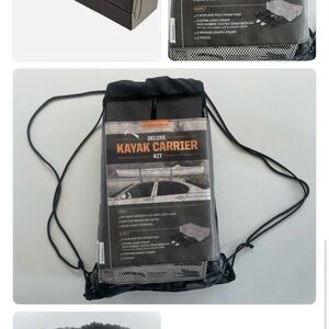 Field & Stream Deluxe Kayak Carrier Kit - Black-Brand New